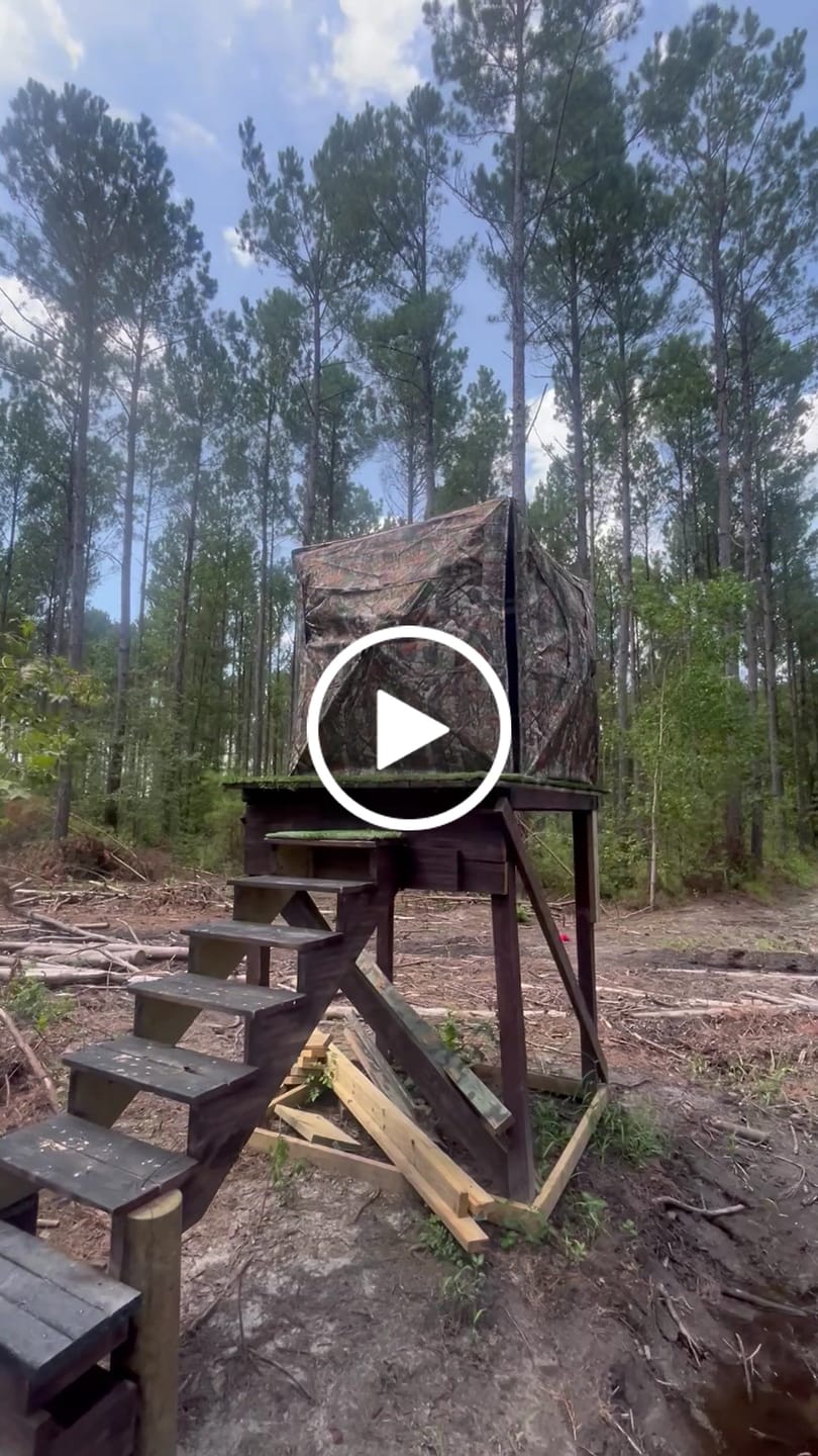 Customer video review of FLASH SALE Vis360 See Through Silent 4 Full Panels Deer Hunting Blind