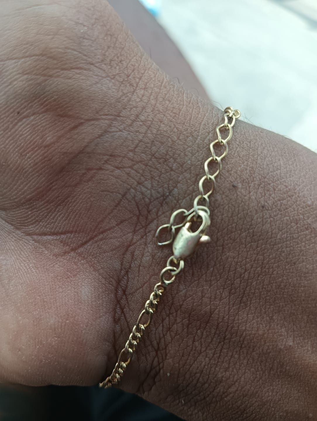 Customer photo review of Pulseras Figaro en Oro laminado 18k Para Pareja