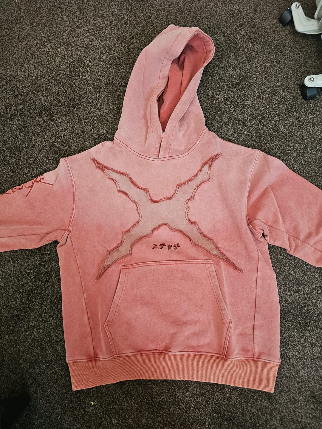 Customer photo review of LUFFY 'SCAR' HOODIE PRE-ORDER!