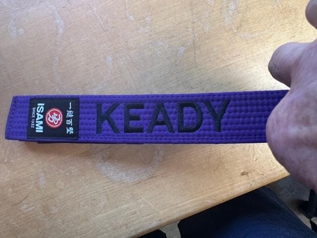 Customer photo review of Isami Purple Belt