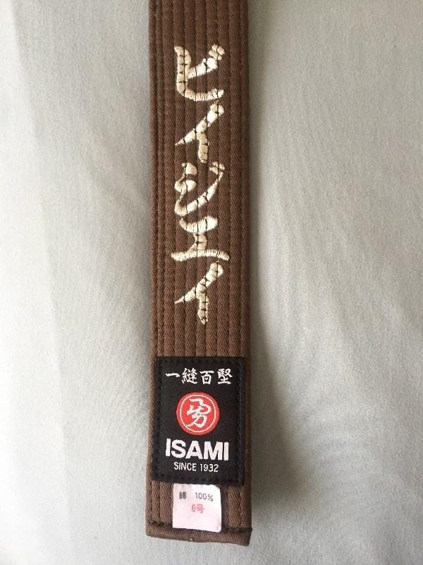 Customer photo review of Isami Brown Belt