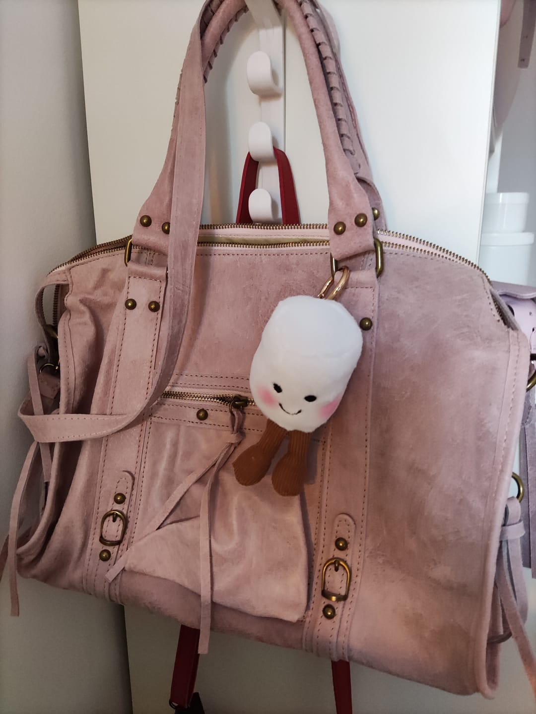 Customer photo review of It girl bag vanilla pink