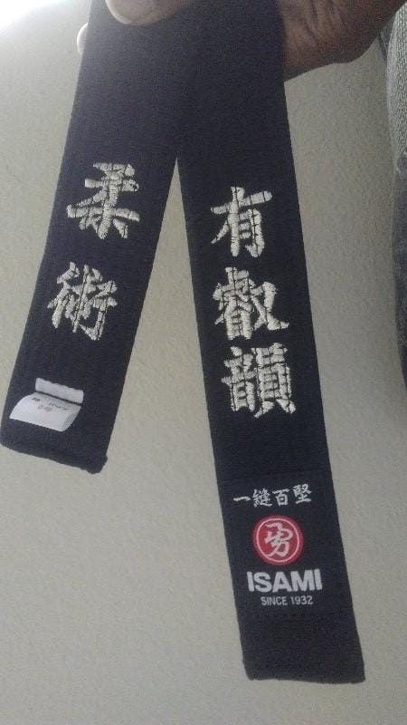 Customer photo review of Isami Karate Black Belt Premium