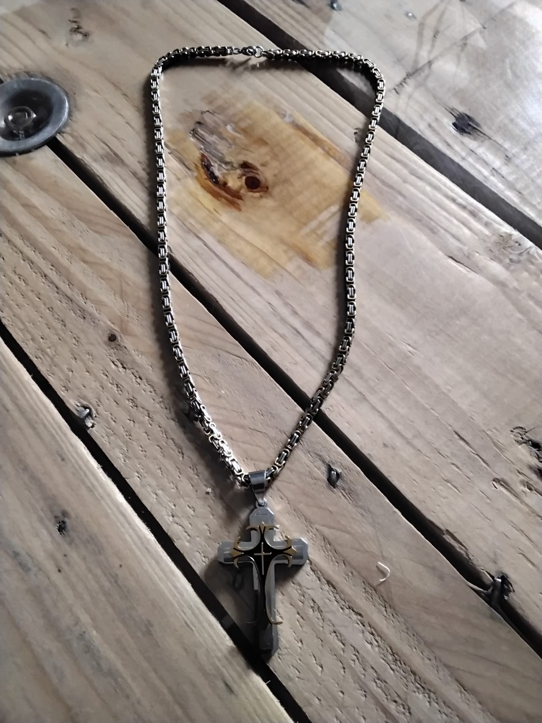 Customer photo review of Collier Croisé de l'Espoir