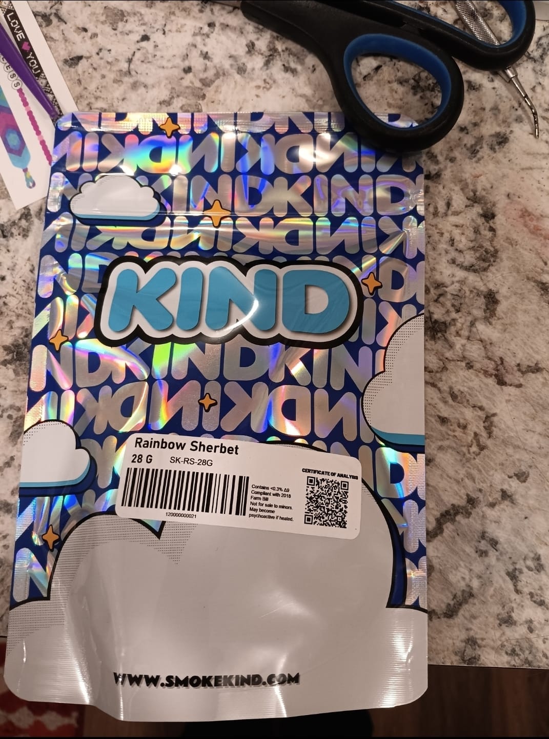 Customer photo review of Rainbow Sherbet - 28 Grams - Hybrid