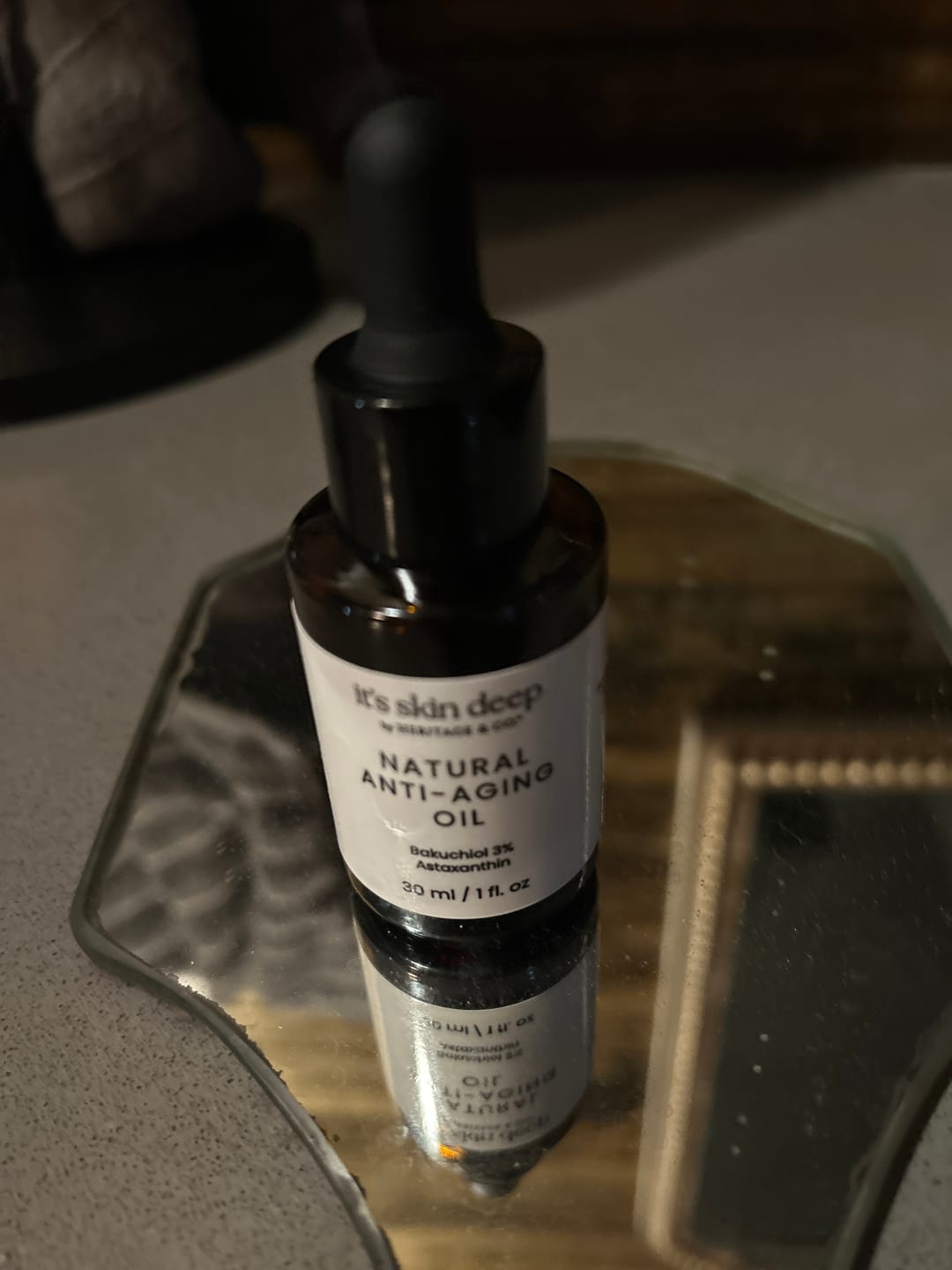 Customer photo review of Anti-Aging Oil - 3% Bakuchiol