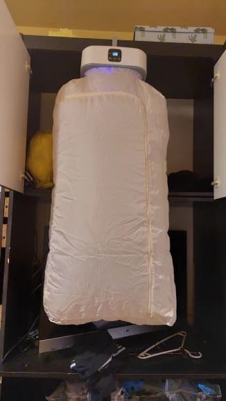Customer photo review of Nuvora Dry® | Secador de Ropa Eléctrico Portátil