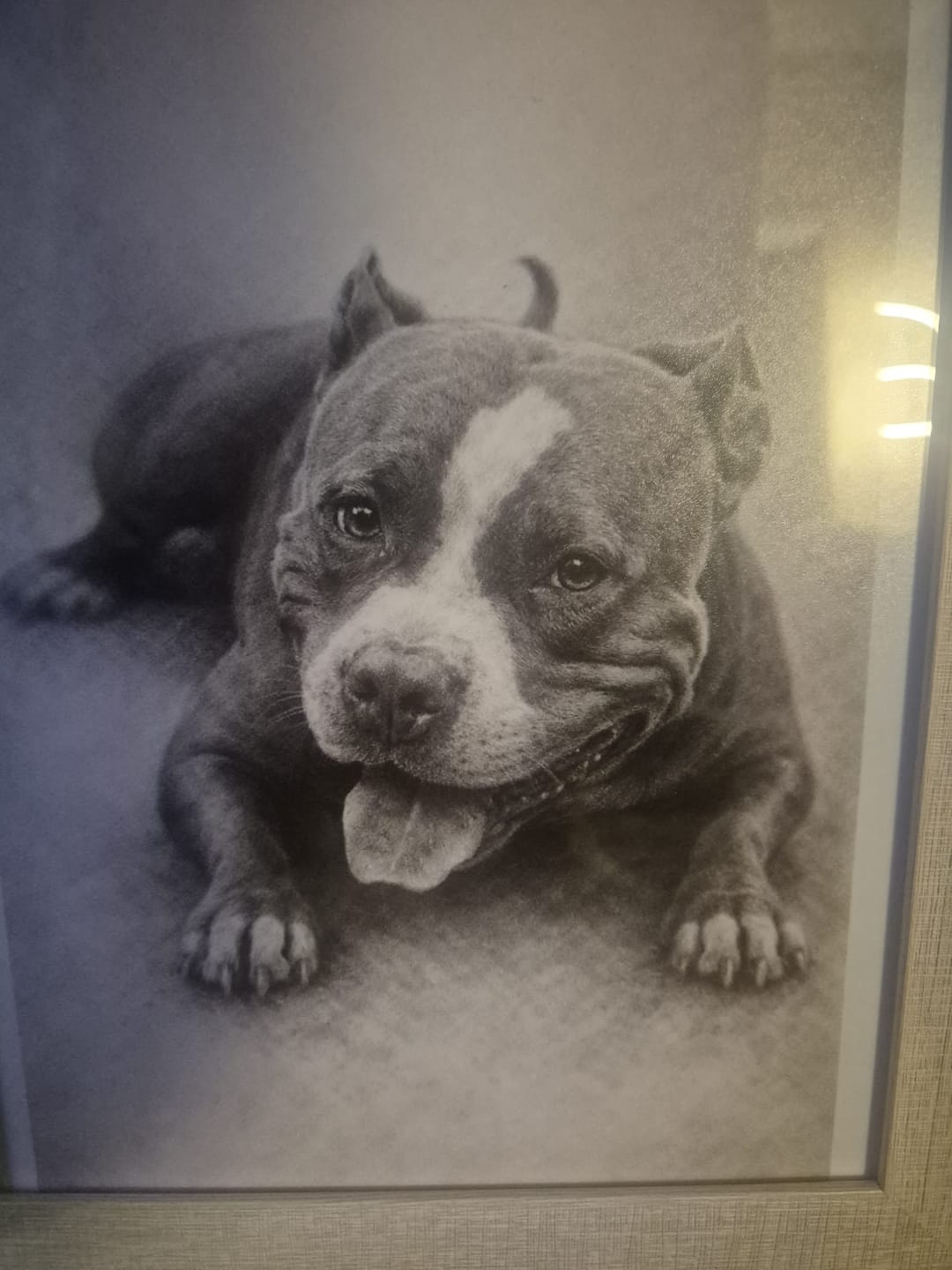 Customer photo review of Charcoal - Personalised Poster