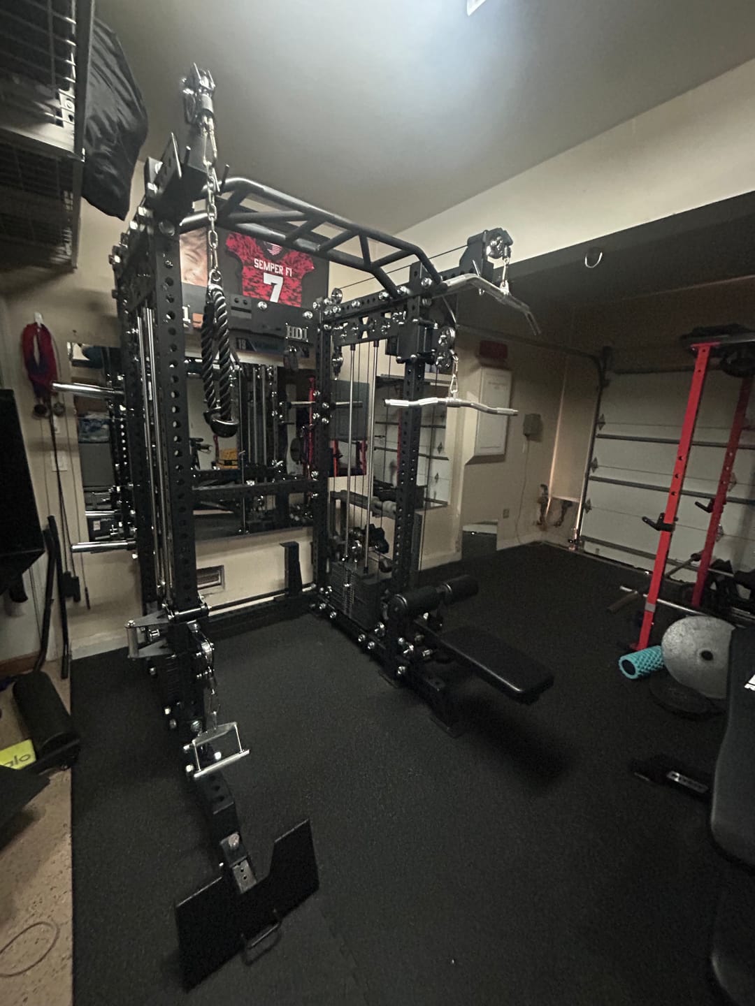Customer photo review of HD1 Squat Rack Functional Trainer