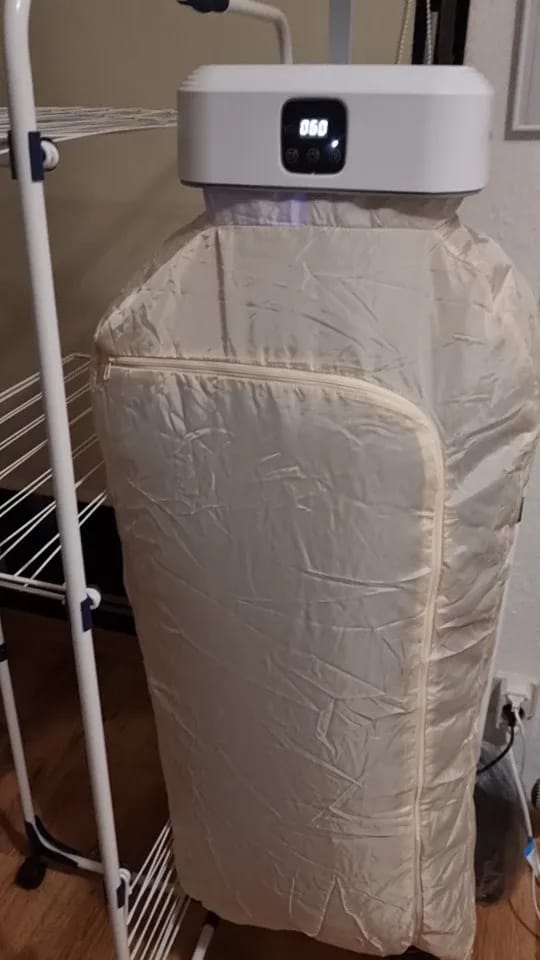 Customer photo review of Nuvora Dry® | Secador de Ropa Eléctrico Portátil