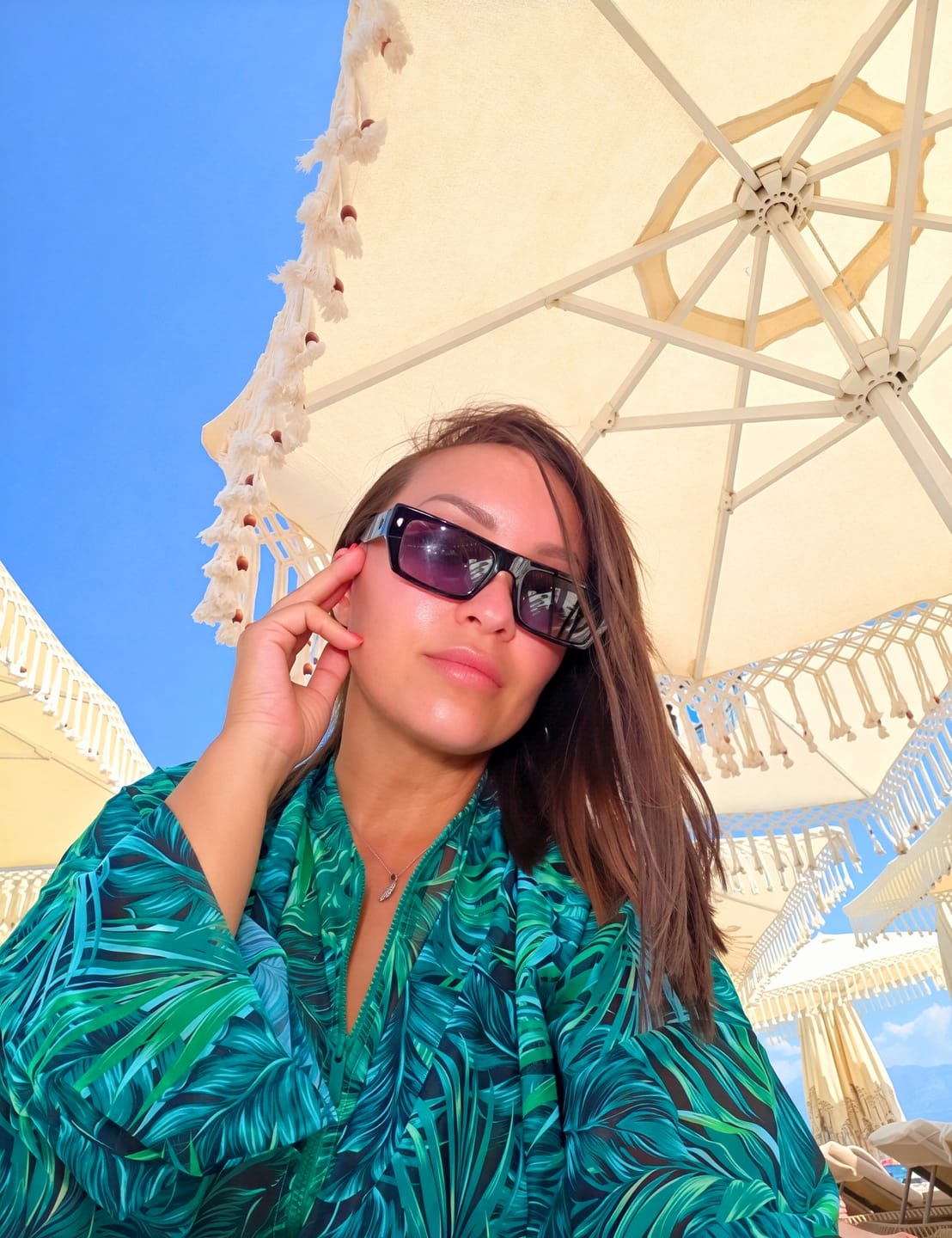 Customer photo review of One-Piece Sleeveless with Zipper
