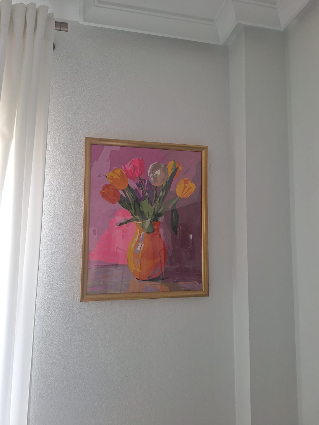 Customer photo review of Tulip radiance | Paint by Number