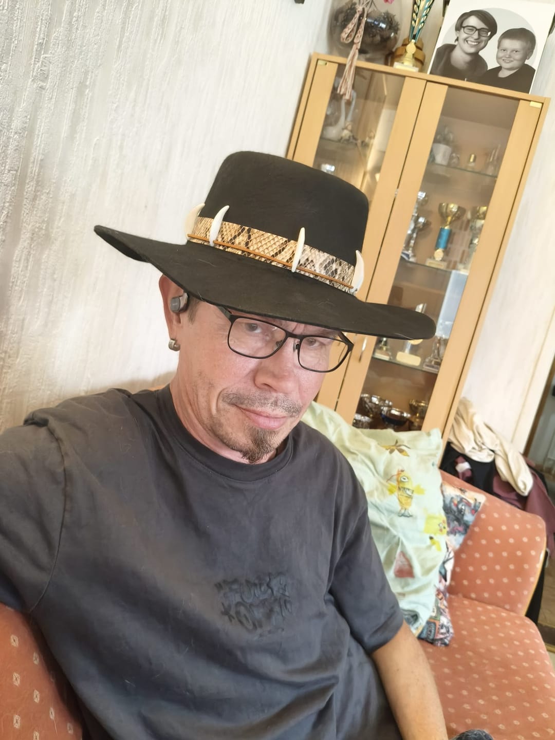 Customer photo review of The Crocodile Dundee Hat