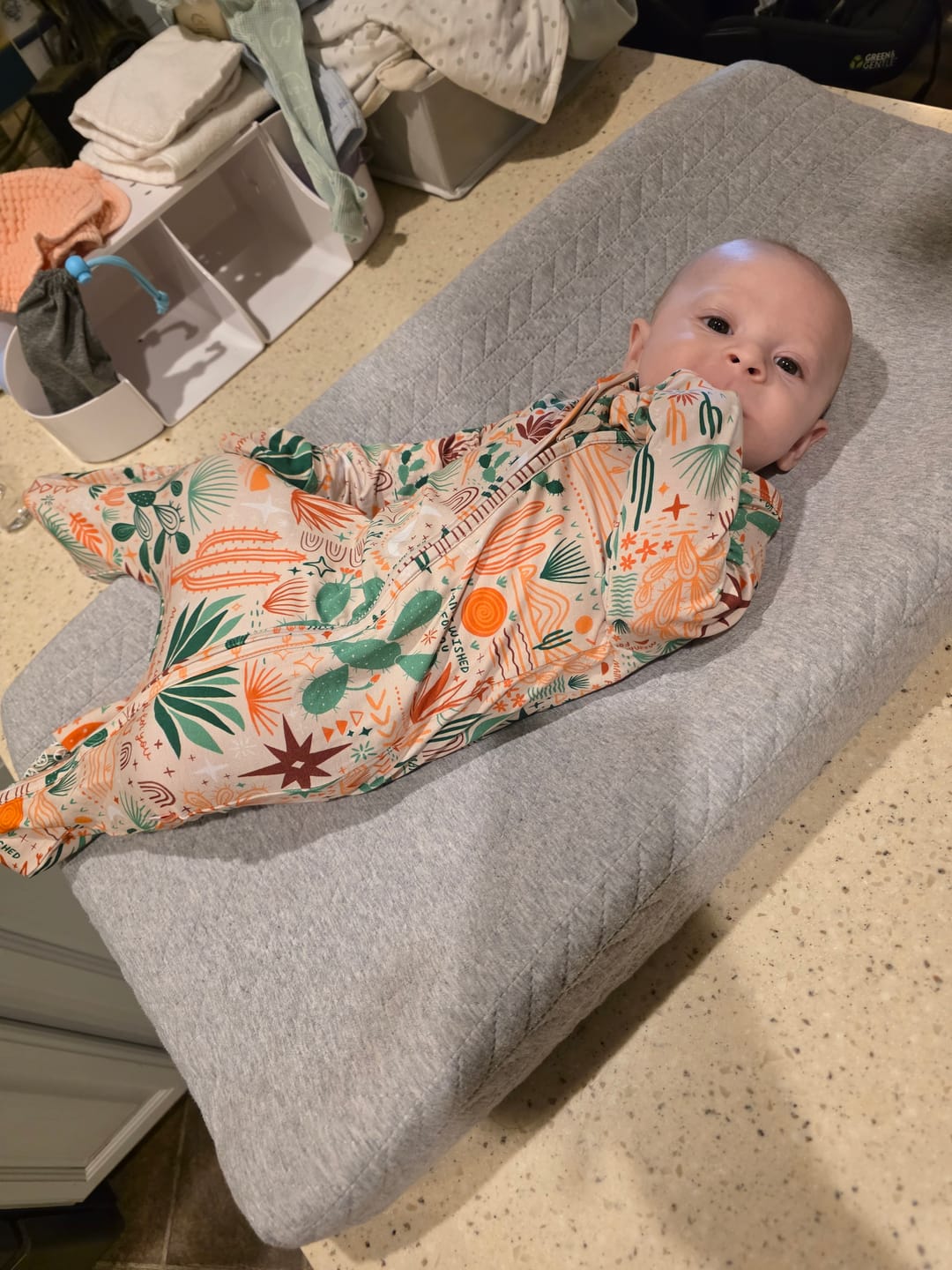 Customer photo review of The Second-Skin Convertible Romper | Desert Cactus (Beige)