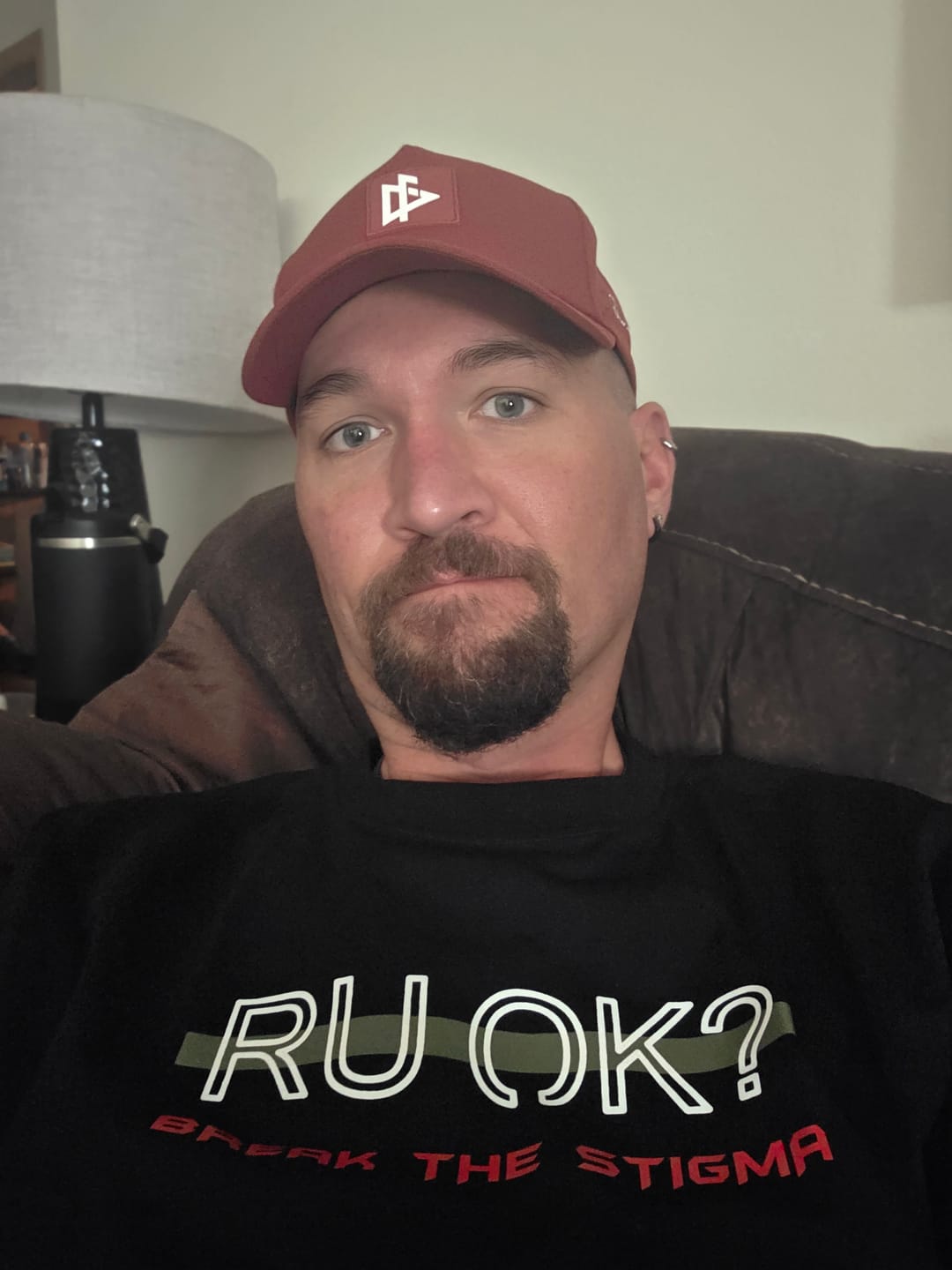 Customer photo review of Core Performance Hat- Red