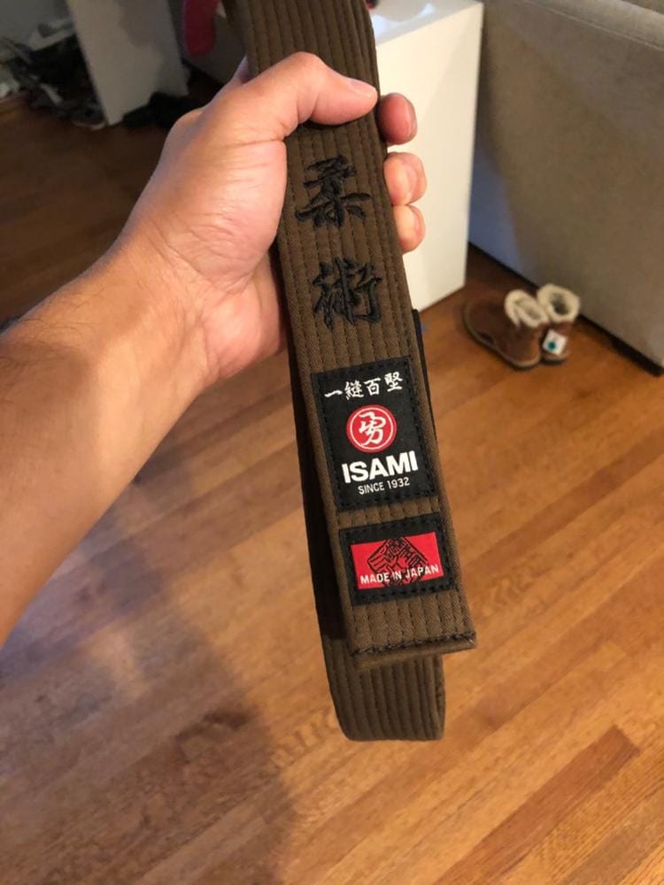 Customer photo review of Isami Brown Belt