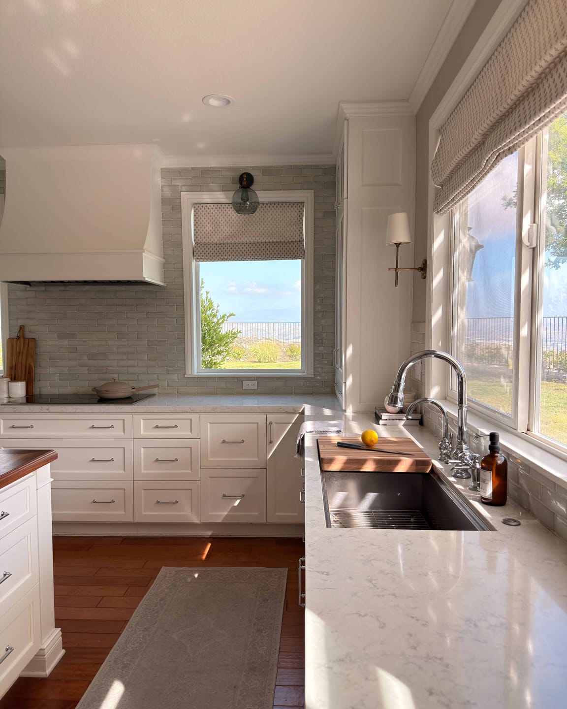 Customer photo review of Aurelia Custom Roman Shades