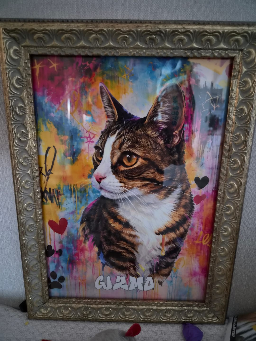 Customer photo review of Personalised Poster - Graffiti