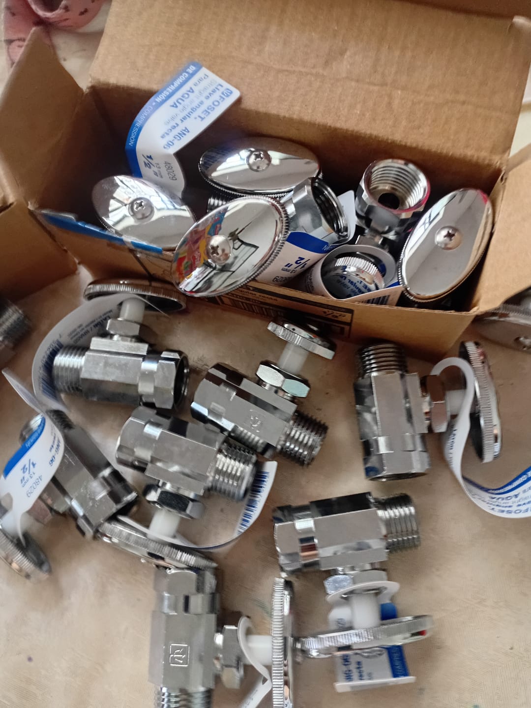 Customer photo review of Llave D/Control Recta 1/2 Ang-06 Foset