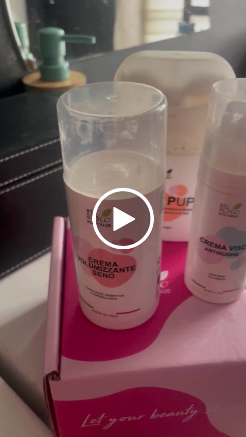Customer video review of Crema Volumizzante Seno