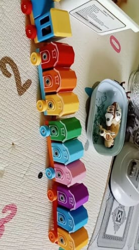 Customer photo review of CleverCargo™ Learning Train