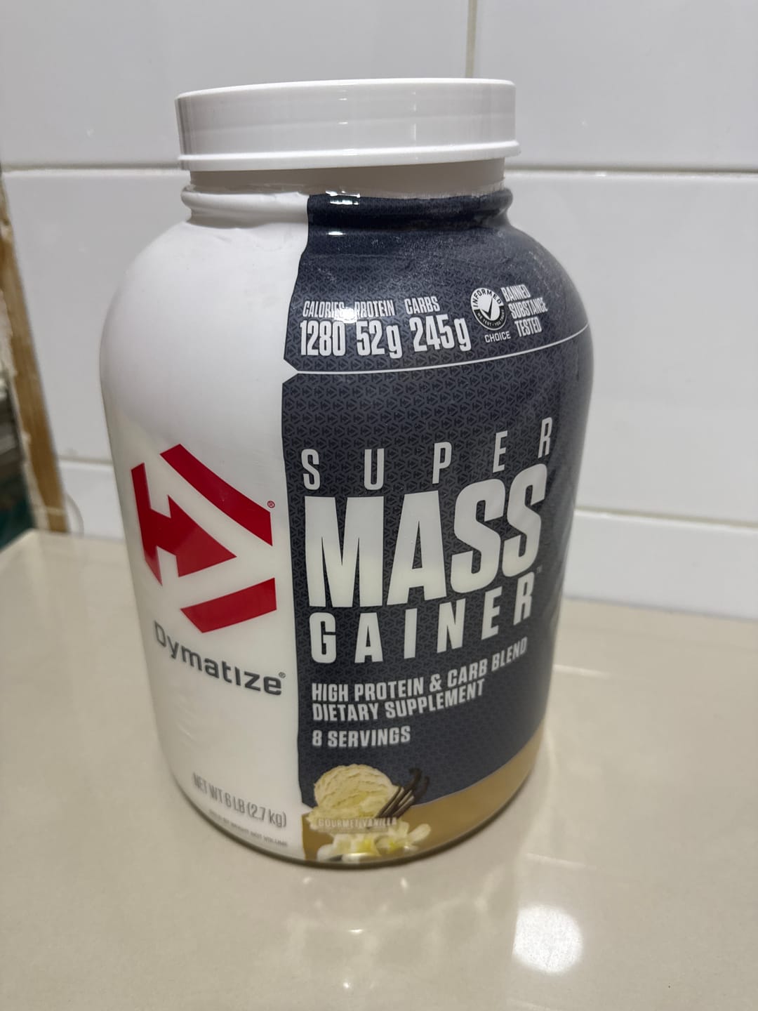 Customer photo review of Dymatize Super Mass Gainer Ganador de Masa 6 Lb