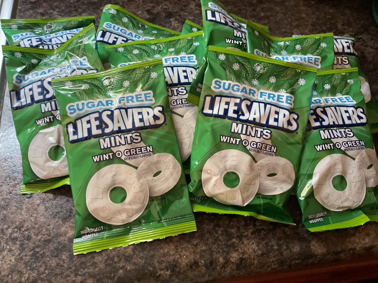 Customer photo review of Lifesavers Mints Wint-O-Green Sugar Free - 2.75 OZ 12 Pack