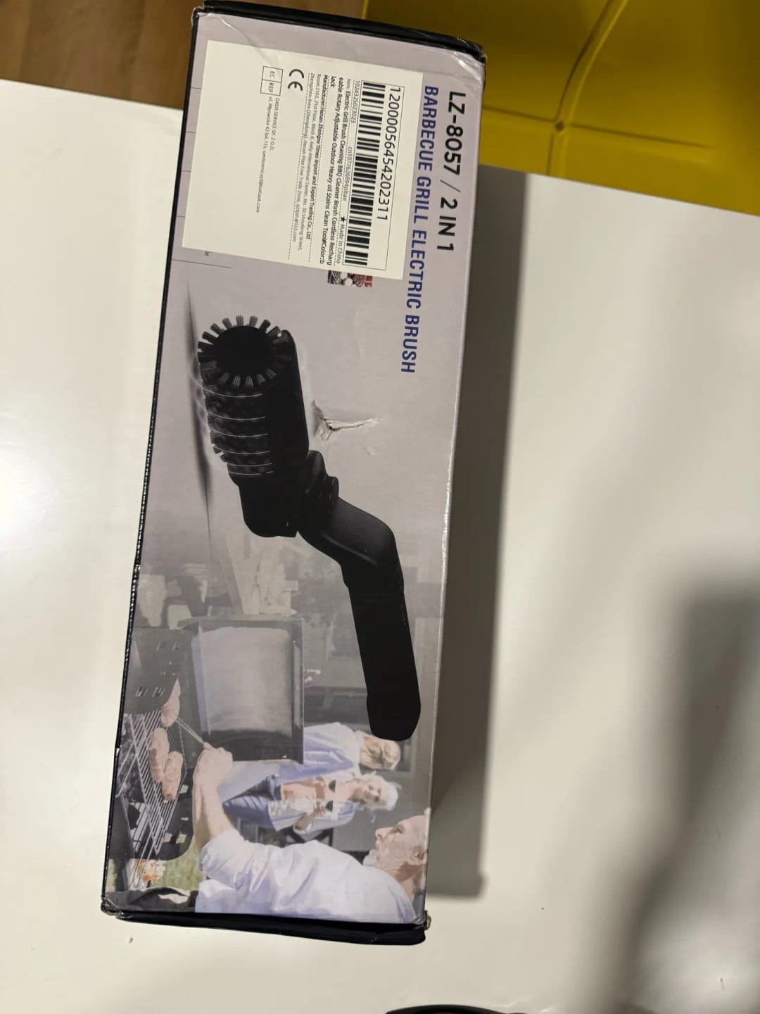 Customer photo review of GrillSpin Powered Grill Brush