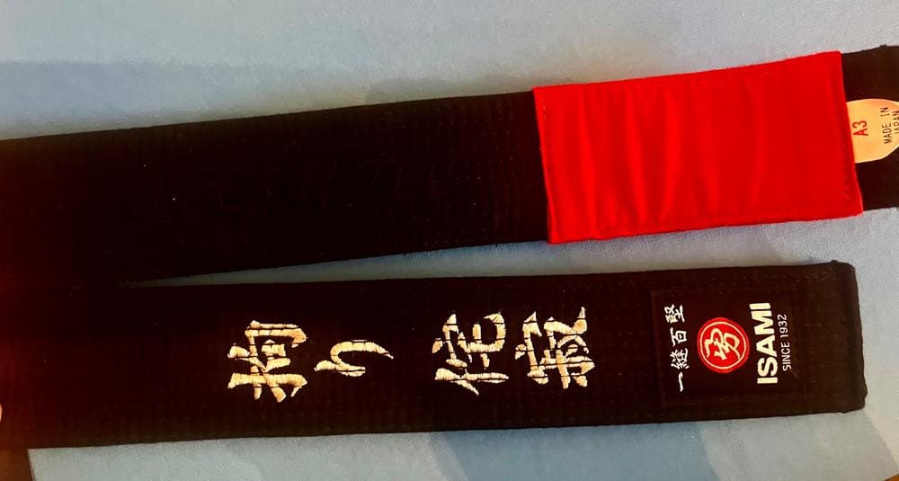 Customer photo review of Isami BJJ Black Belt Premium