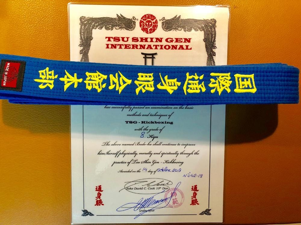 Customer photo review of Isami Blue Belt
