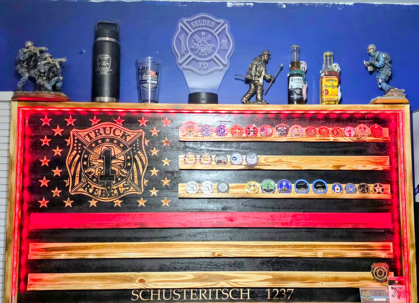 Customer photo review of PREORDER - Never Forget 25th Anniversary 9/11 Firefighter Challenge Coin