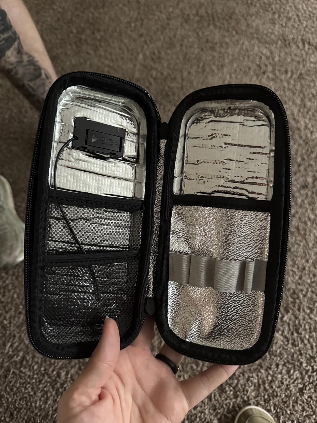 Customer photo review of Sekors® Dijital Göstergeli Soğutmalı İlaç Çantası