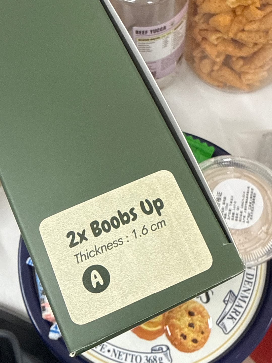 Customer photo review of 2X Boobs Up Nubra In Skin (1.6 cm)