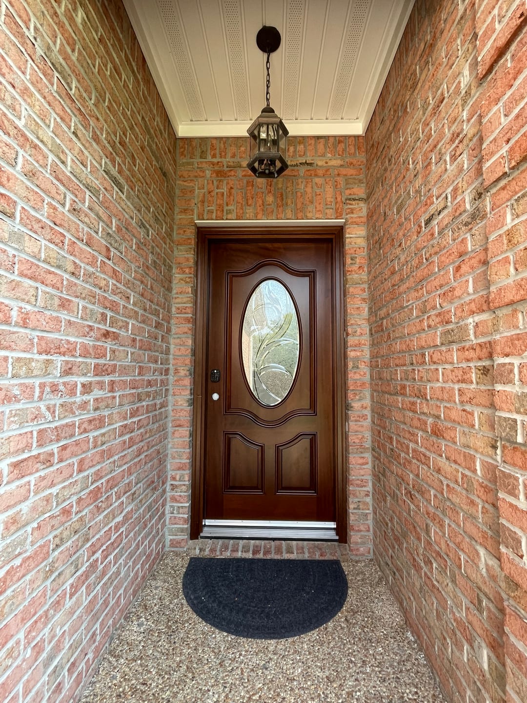 Customer photo review of Prehung Solid Wood Exterior Door - M800G