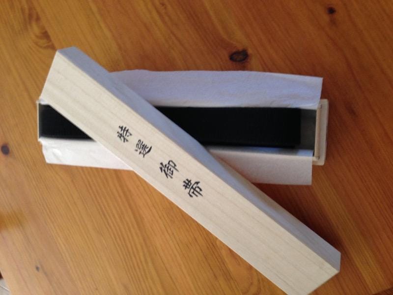 Customer photo review of Belt Wood Box