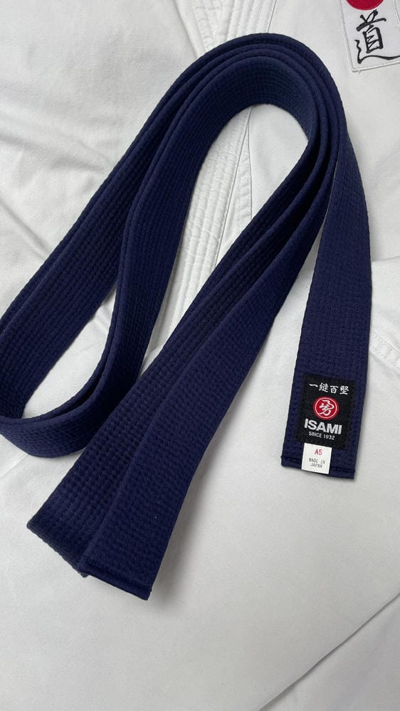 Customer photo review of Isami Navy Blue Belt