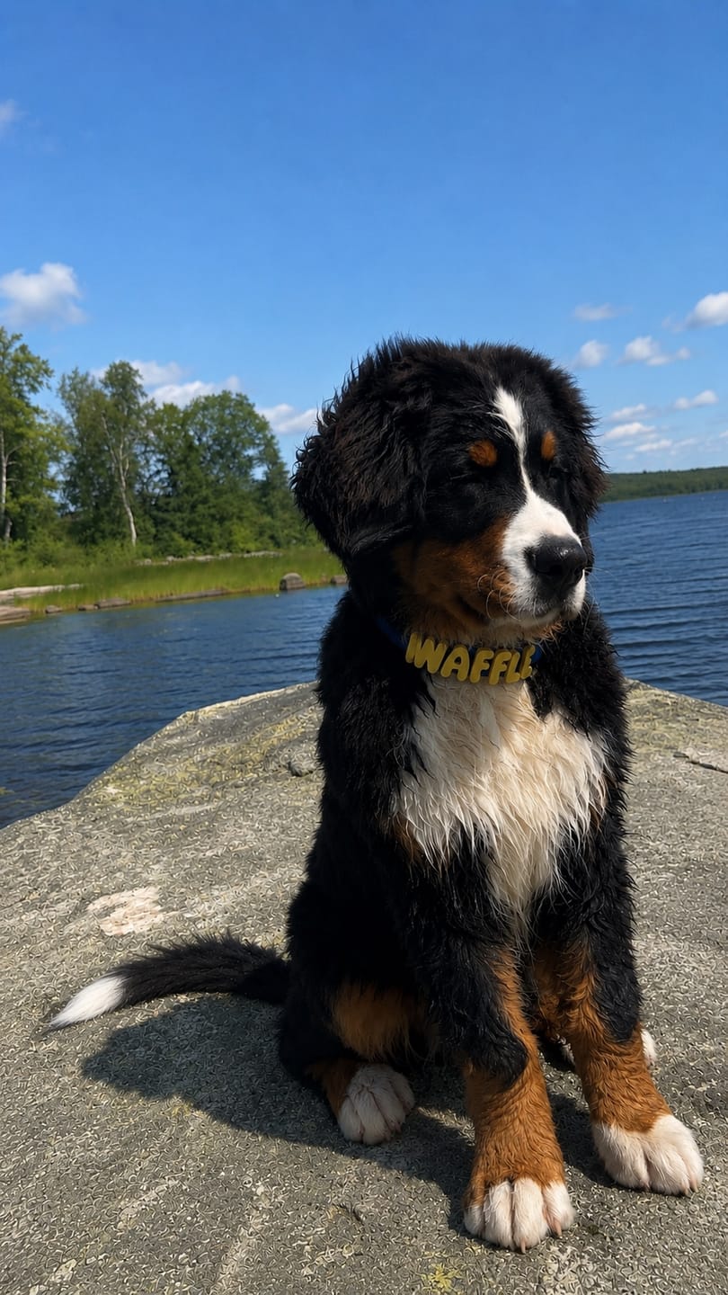 Customer photo review of Woofpur™ Personalized Collar