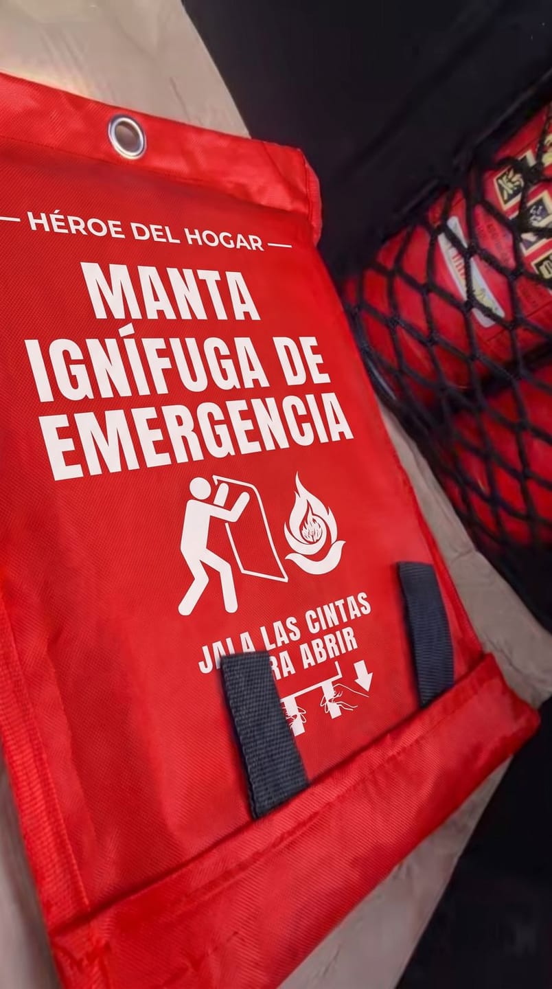Customer photo review of Manta Ignífuga de Emergencia