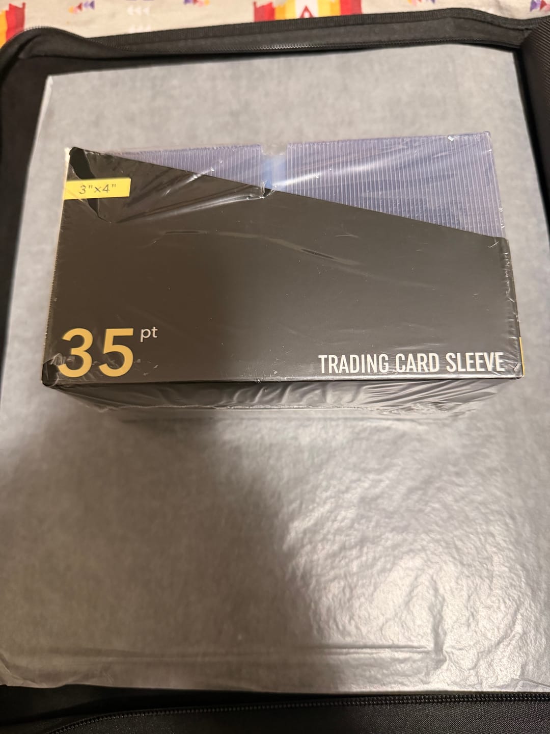 Customer photo review of SleeveChief - Premium Toploader (100 Toploader + 100 Sleeves)