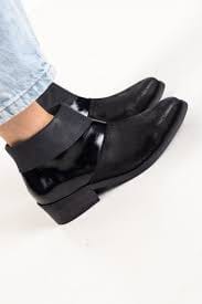 Customer photo review of Botin Mujer / Camelia Negro