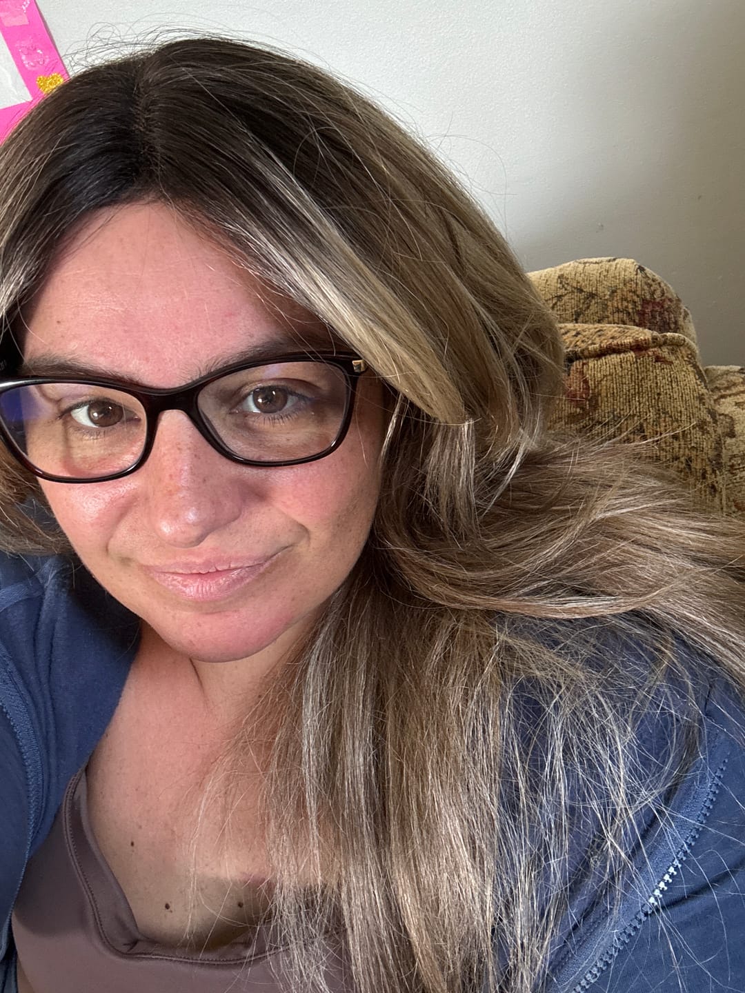 Customer photo review of Freetress Equal Curtain Bang HD Lace Part Wig - MAVEN