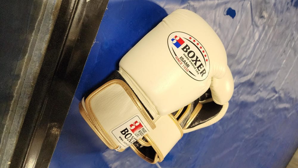 Customer photo review of Thai Boxing Gloves
