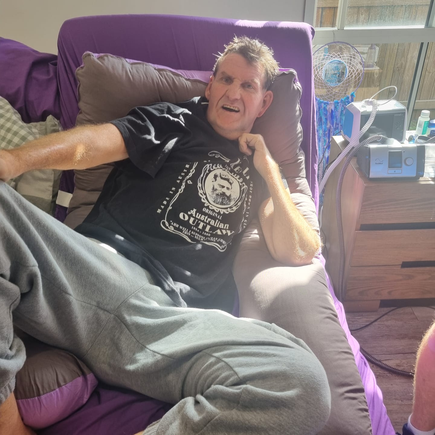 Customer photo review of Australian Made Full Body Pillow