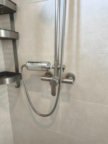 Customer photo review of Shower Filter | Stop Thailand's Harsh Water From Damaging Your Skin and Hair
