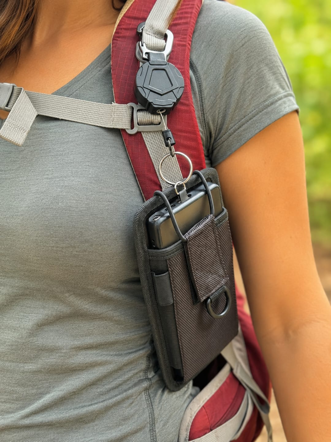 Customer photo review of PhoneZip Pro | Handysicherung Outdoor