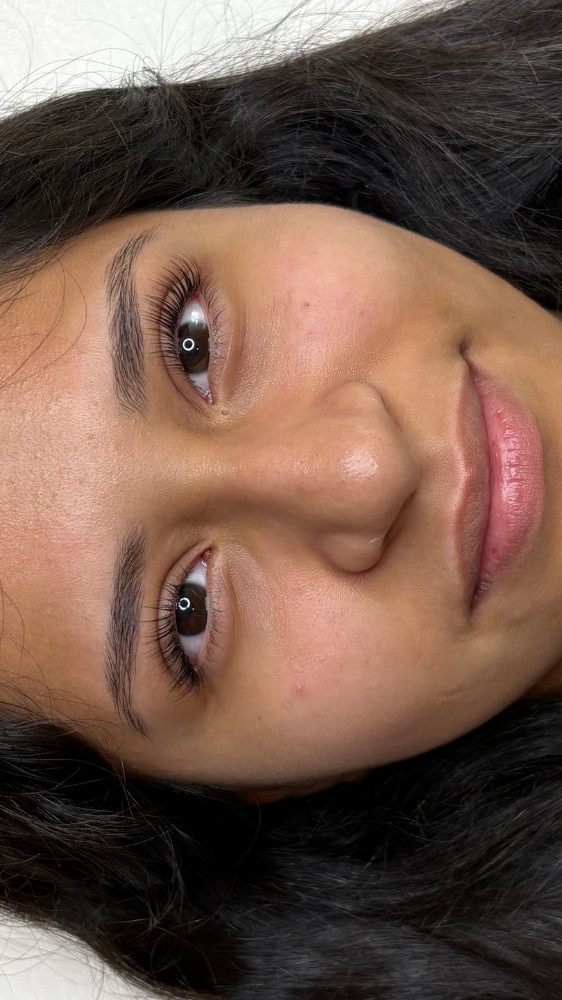 Customer photo review of Korean Lash Lift Online Course