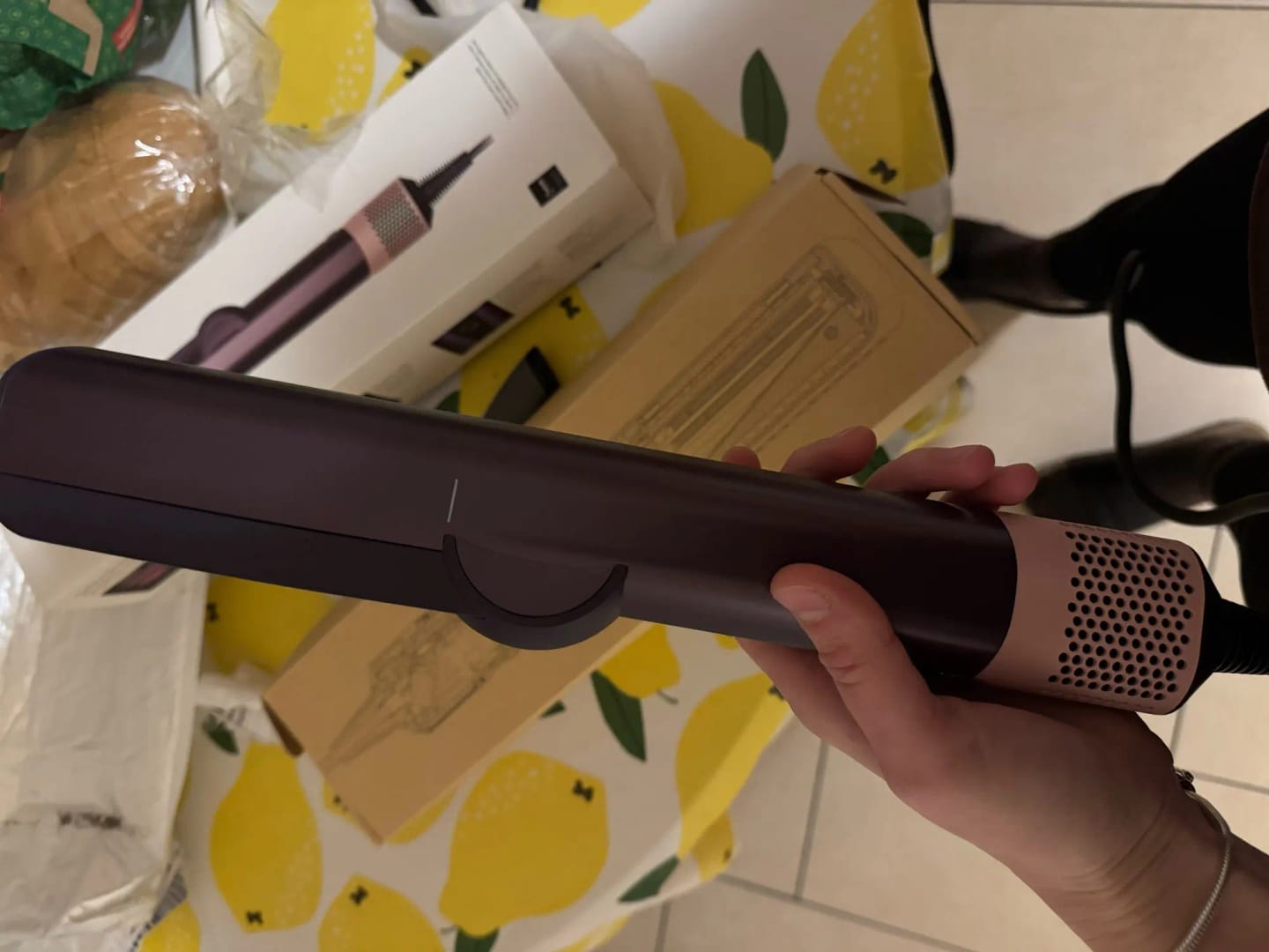 Customer photo review of מייבש שיער מקצועי 2 ב-1 ומיישר שיער רטוב ויבש