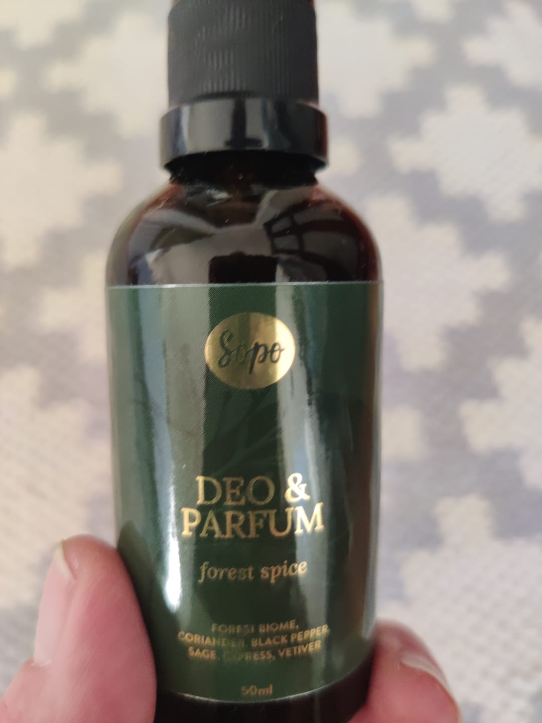 Customer photo review of Deo & Parfum - Forest Spice