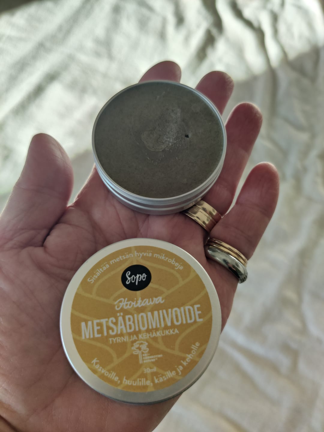 Customer photo review of Metsäbiomivoide Matkakoko