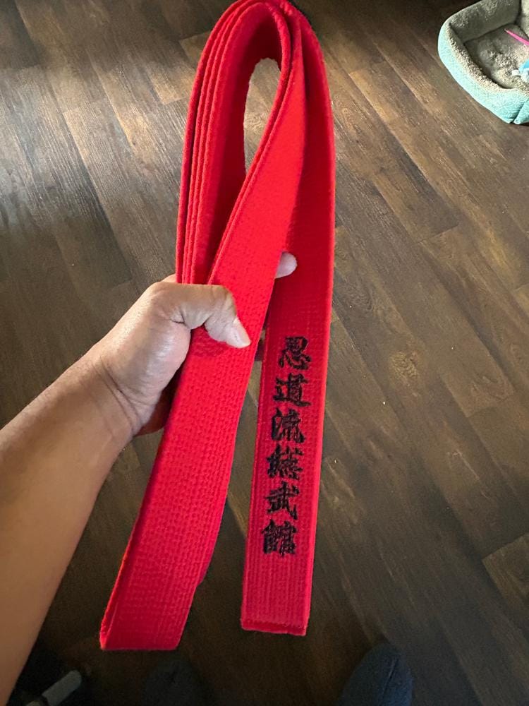 Customer photo review of Isami Red Belt